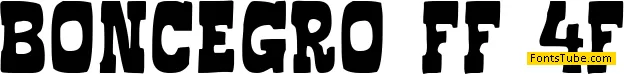 Boncegro FF 4F Font