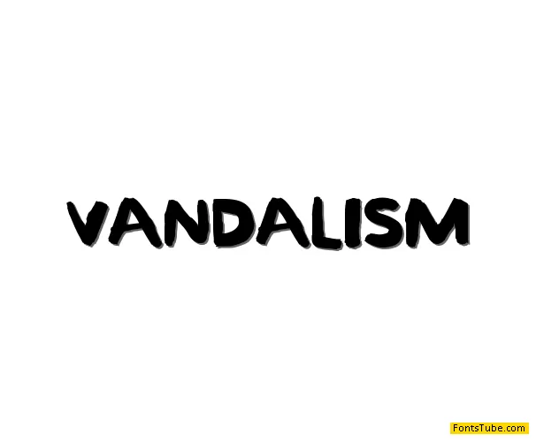 Vandalism Font