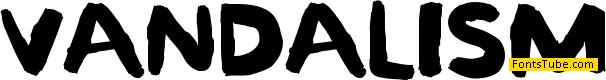 Vandalism Font