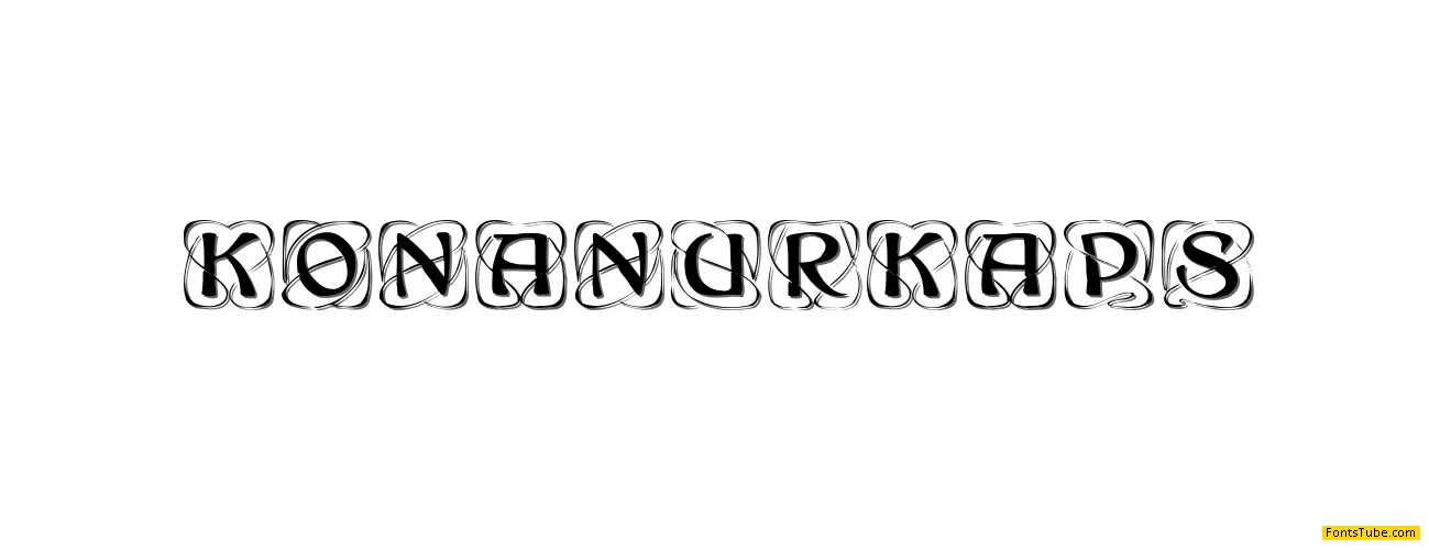 Konanur Kaps Font