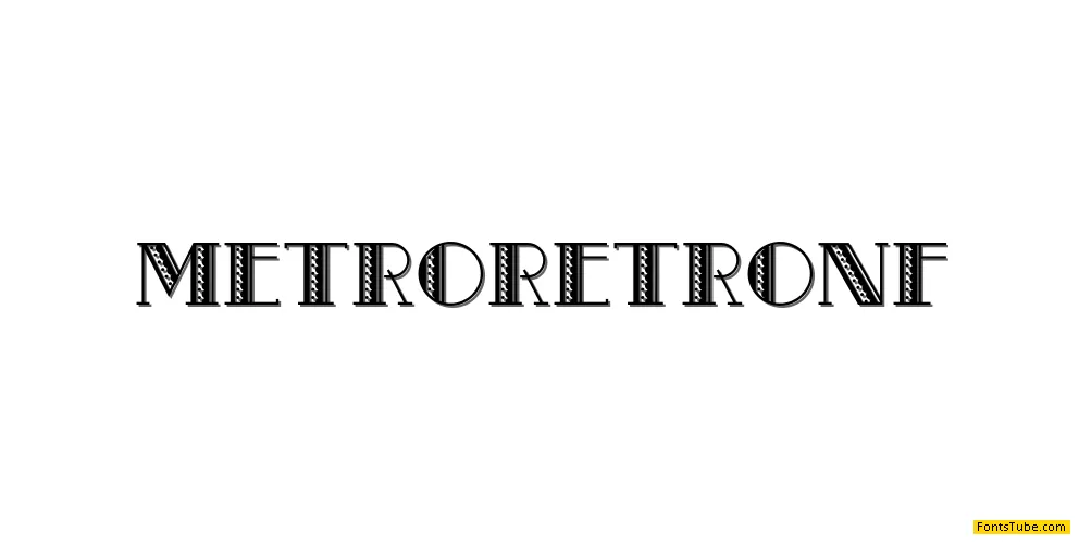 Metro Retro NF Font
