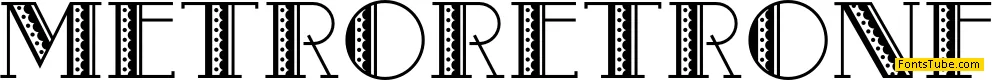 Metro Retro NF Font