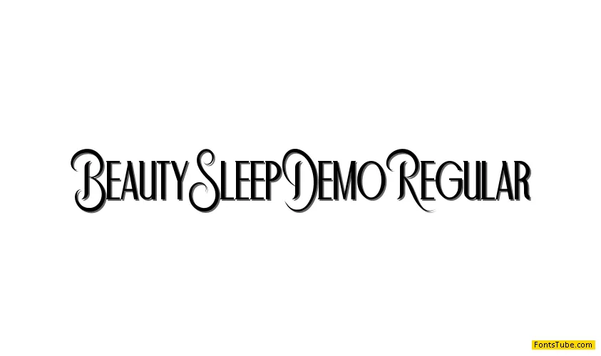 Beauty Sleep Demo Font