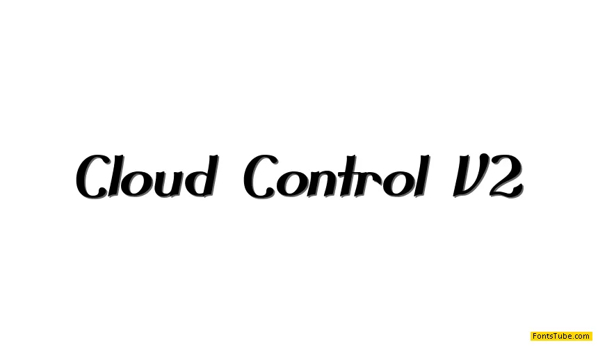 Cloud Control Font