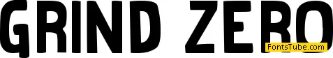 Grind Zero Font Family