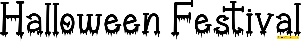 Halloween Festival Font