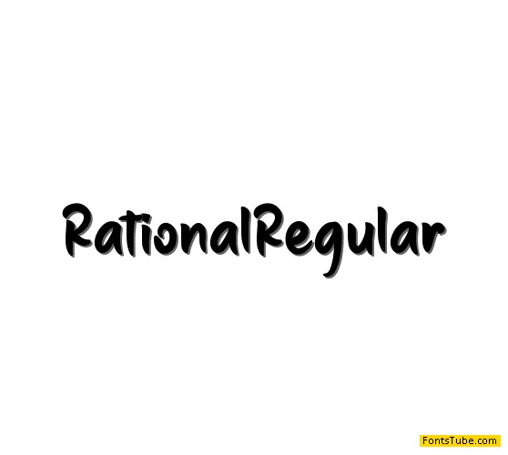 Rational Font