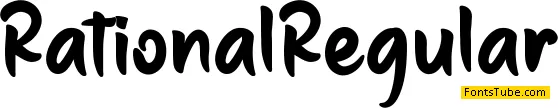 Rational Font