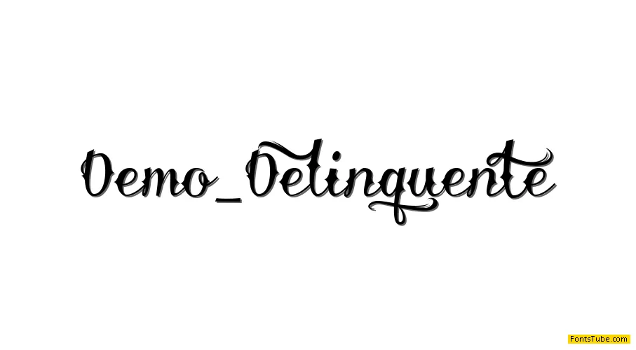 Delinquente Demo Font Family
