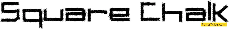 Square Chalk Font