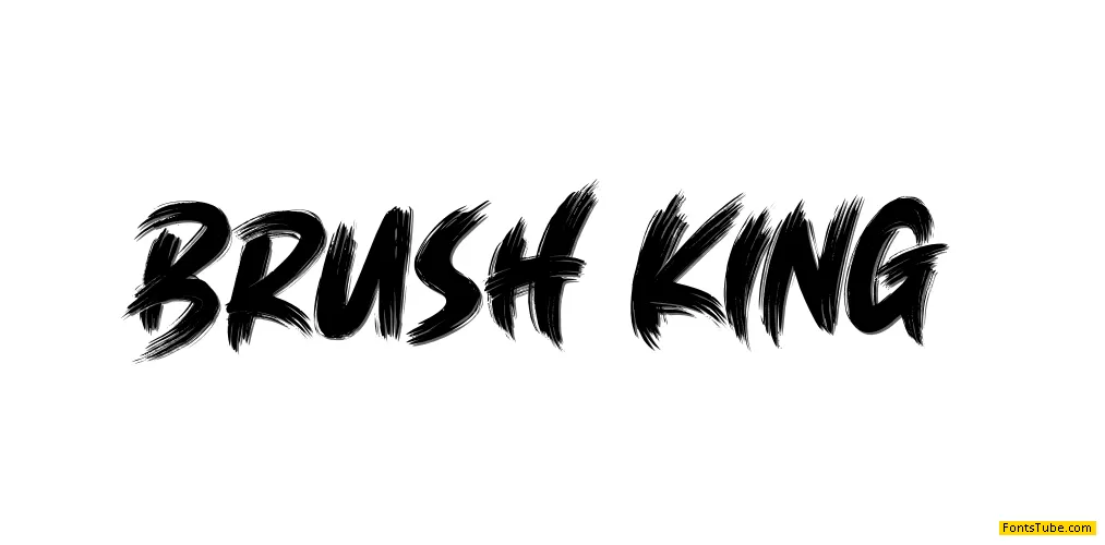 Brush King Font