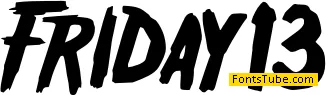 Friday13 Font