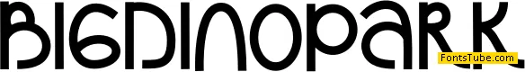 Bigdino Park Font
