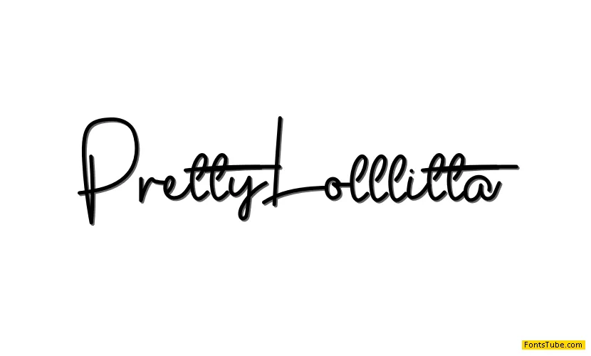Pretty Lolllitta Font