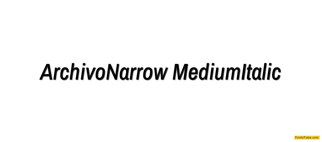 Archivo Narrow