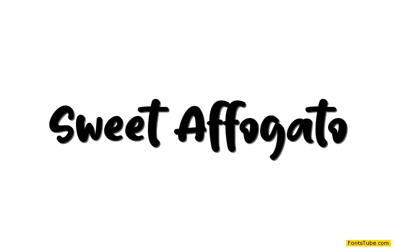 Sweet Affogato Font