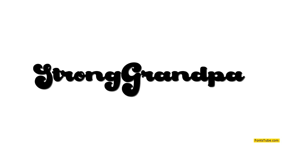 Strong Grandpa Font