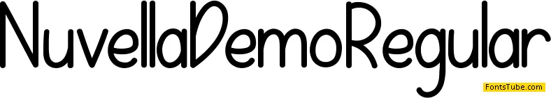 Nuvella Demo Font