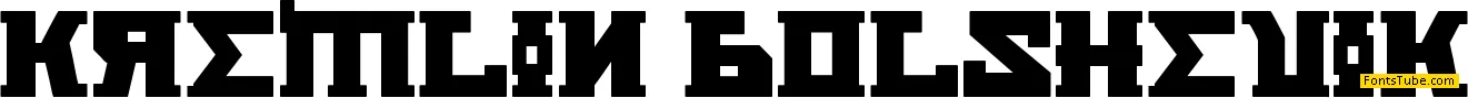 Kremlin Bolshevik Font