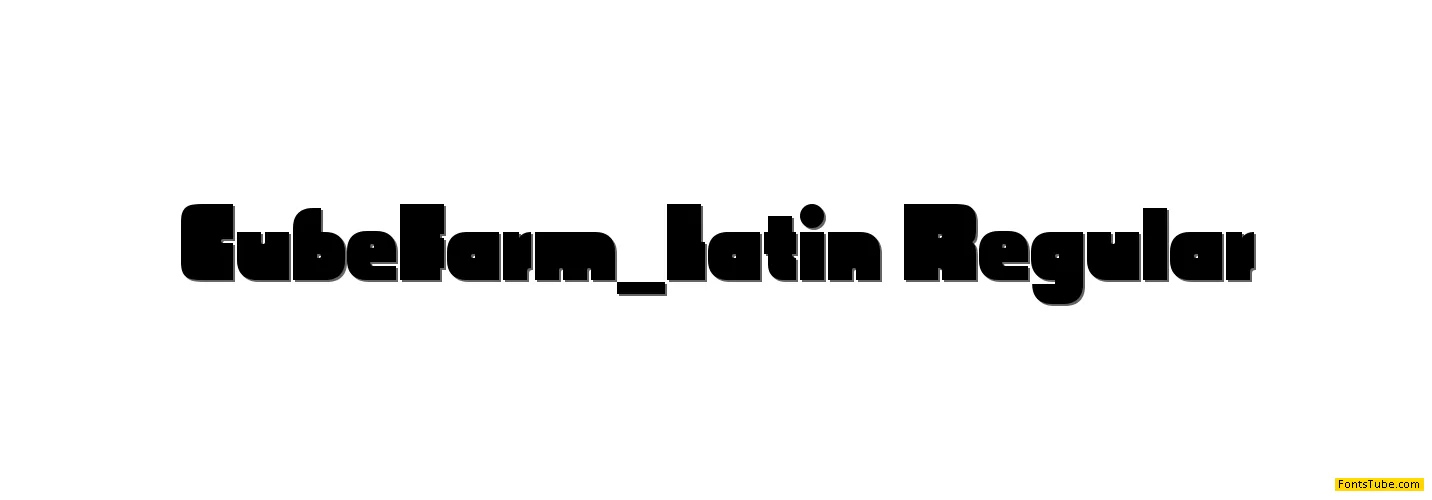 CubeFarm_Latin Font