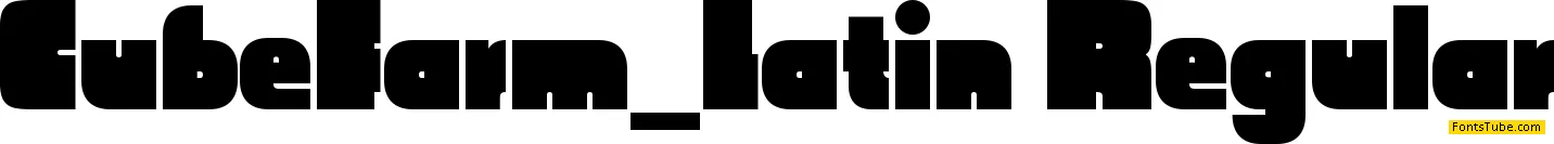 CubeFarm_Latin Font