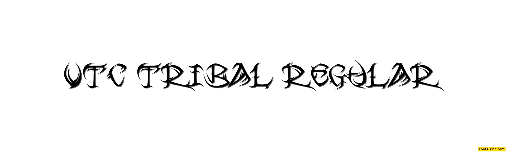 VTC Tribal Font