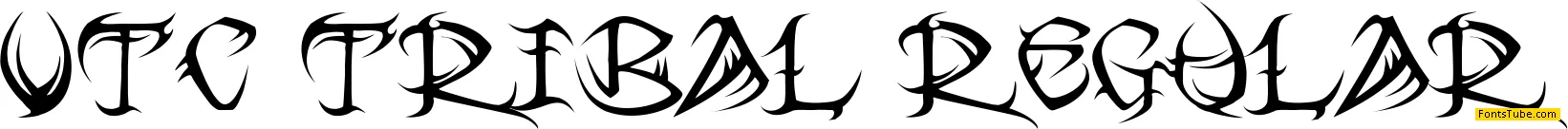 VTC Tribal Font