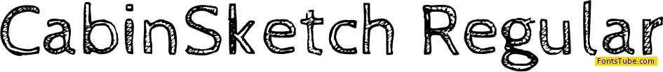 Cabin Sketch Font Family