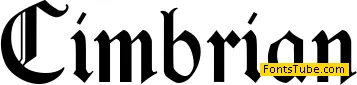 Cimbrian Font