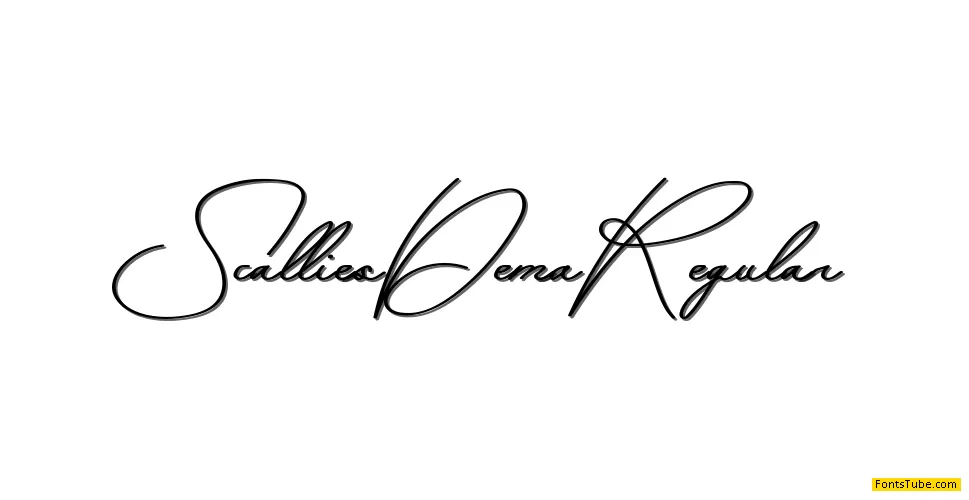 Scallies Demo Font