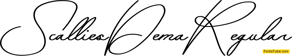 Scallies Demo Font