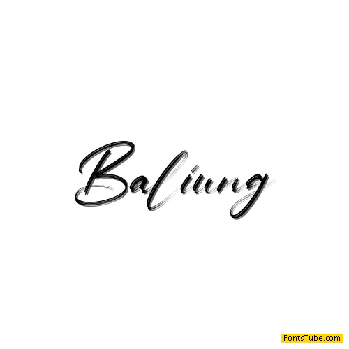 Baliung Font