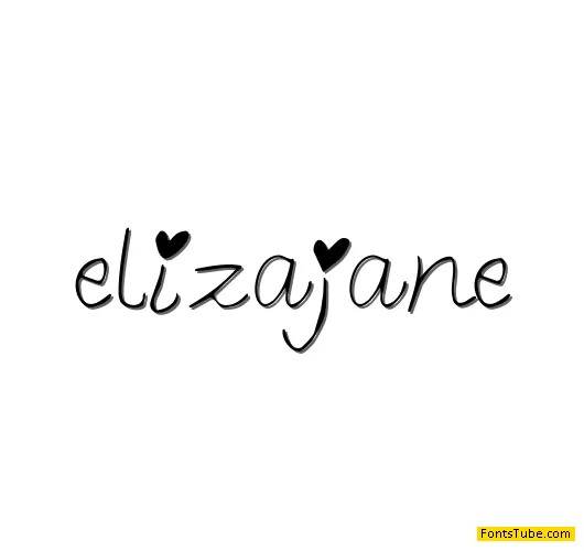 elizajane Font