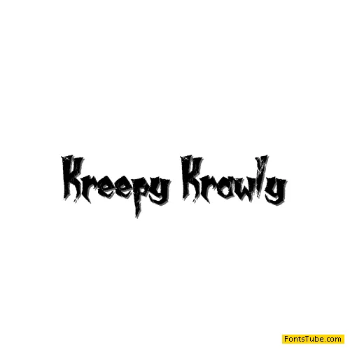 Kreepy Krawly Font