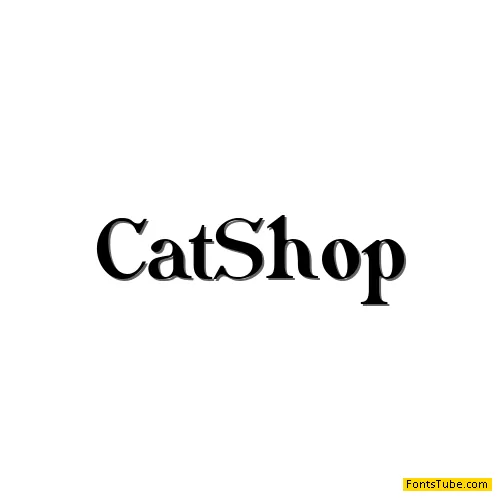 Cat Shop Font
