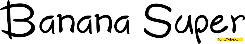 banana super Font