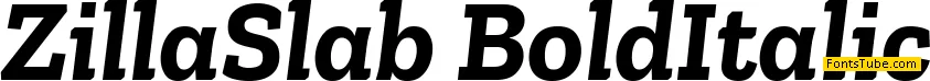 Zilla Slab Font Family