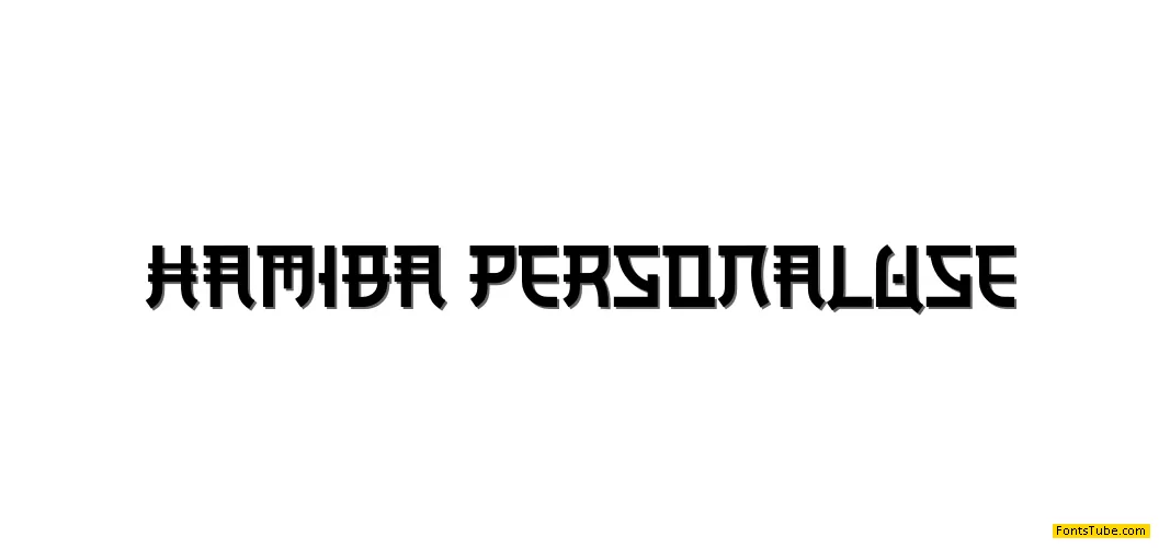 HAMIBA Font
