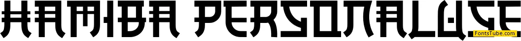 HAMIBA Font