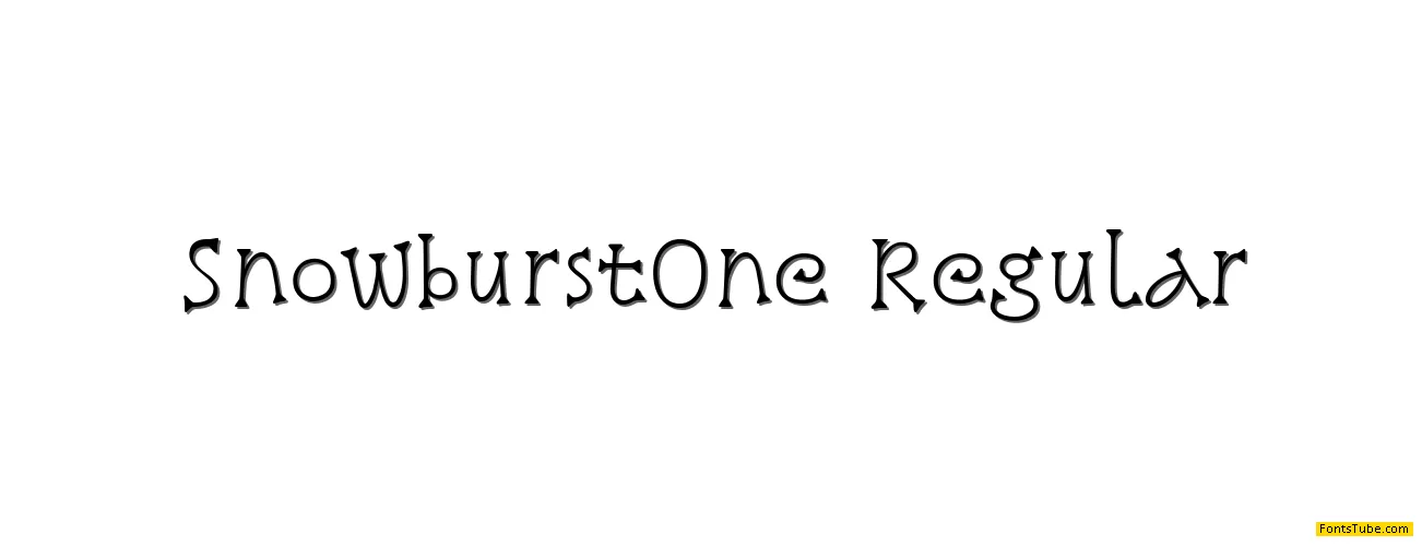 Snowburst One Font