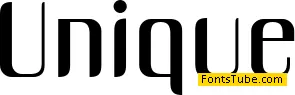 Unique Font
