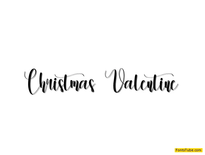 Christmas Valentine Font