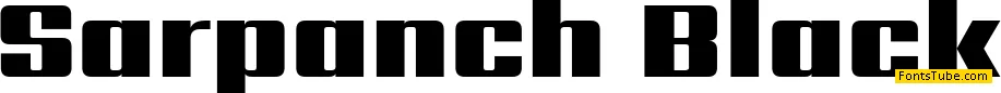 Sarpanch Font Family