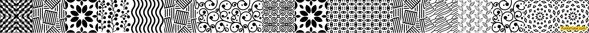 Seamless Patterns II Font