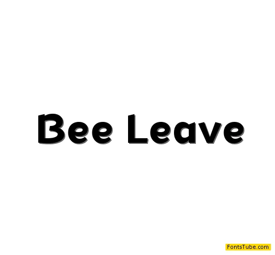 Bee Leave Font