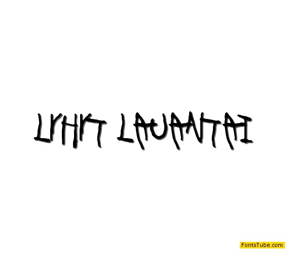 Lyhyt Lauantai Font