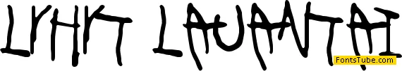 Lyhyt Lauantai Font