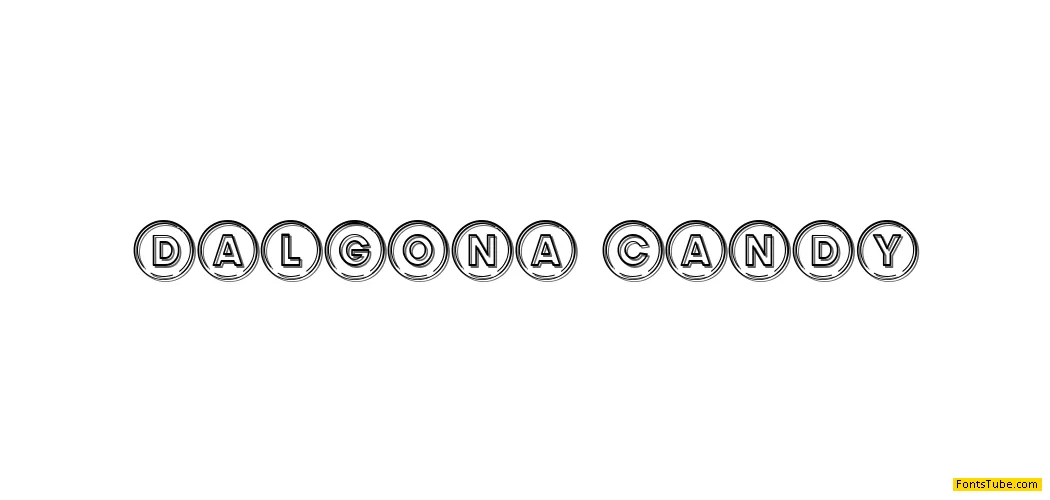 Dalgona Candy