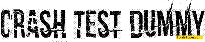 Crash test dummy Font
