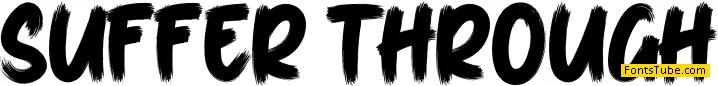 Suffer Through Font
